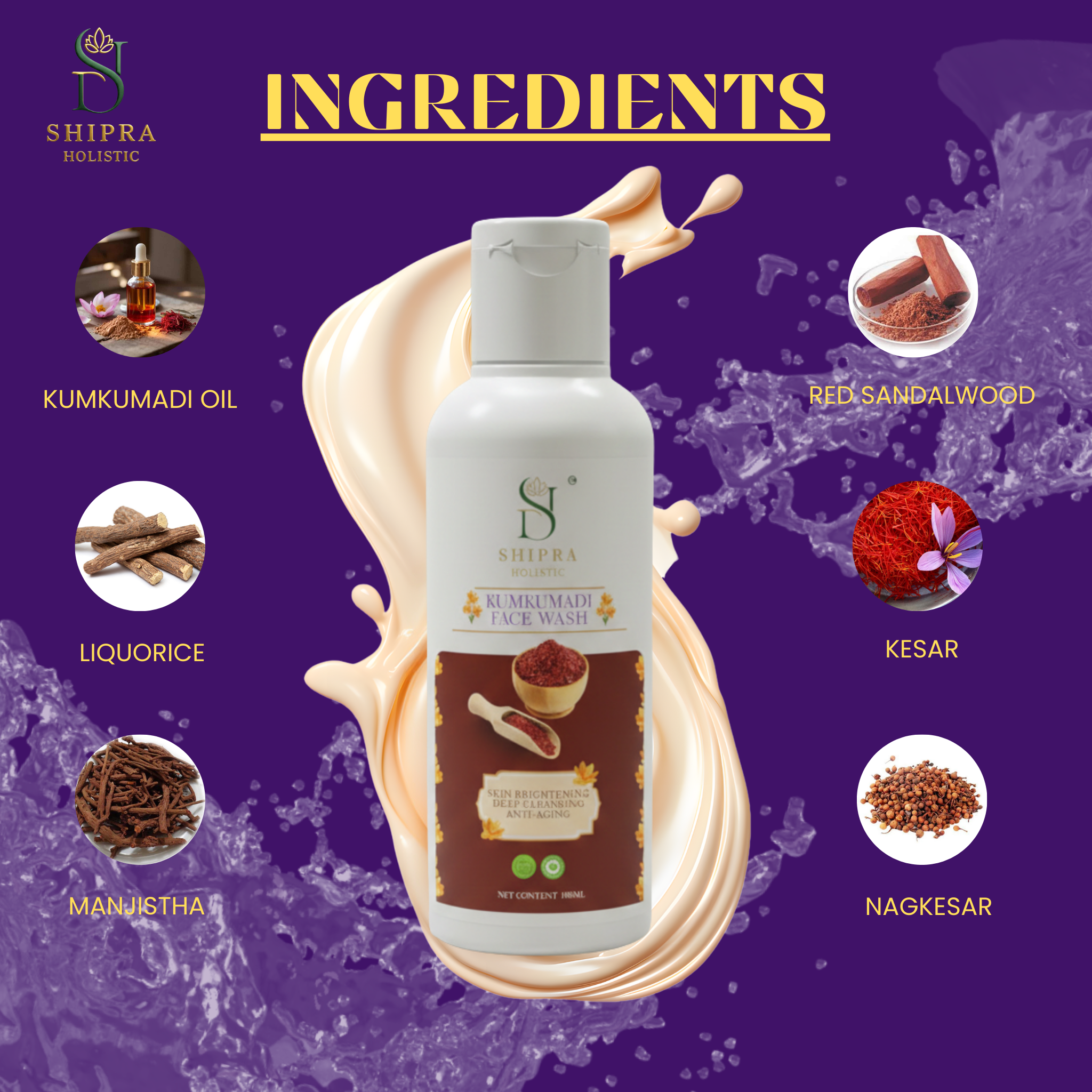 Kumkumadi Facewash